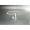 CC Home Furnishings 12.5&#x22; Clear Round Hand Blown Beaded Cake Stand